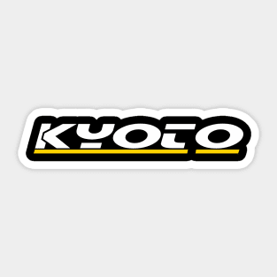 kyoto city of japan Sticker